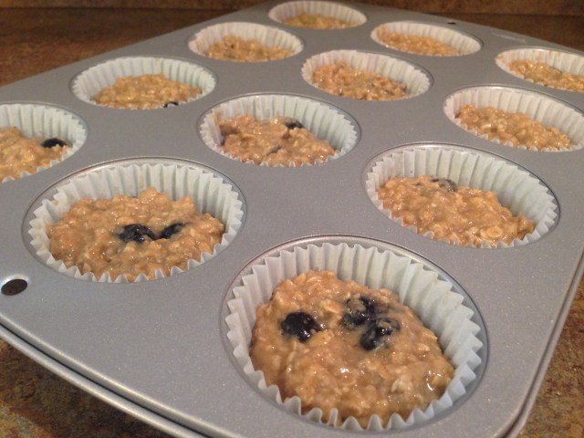 Muffins ready to bake